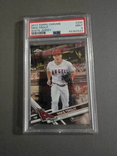2017 Topps Chrome - Mike Trout #200 PSA 9 Angels