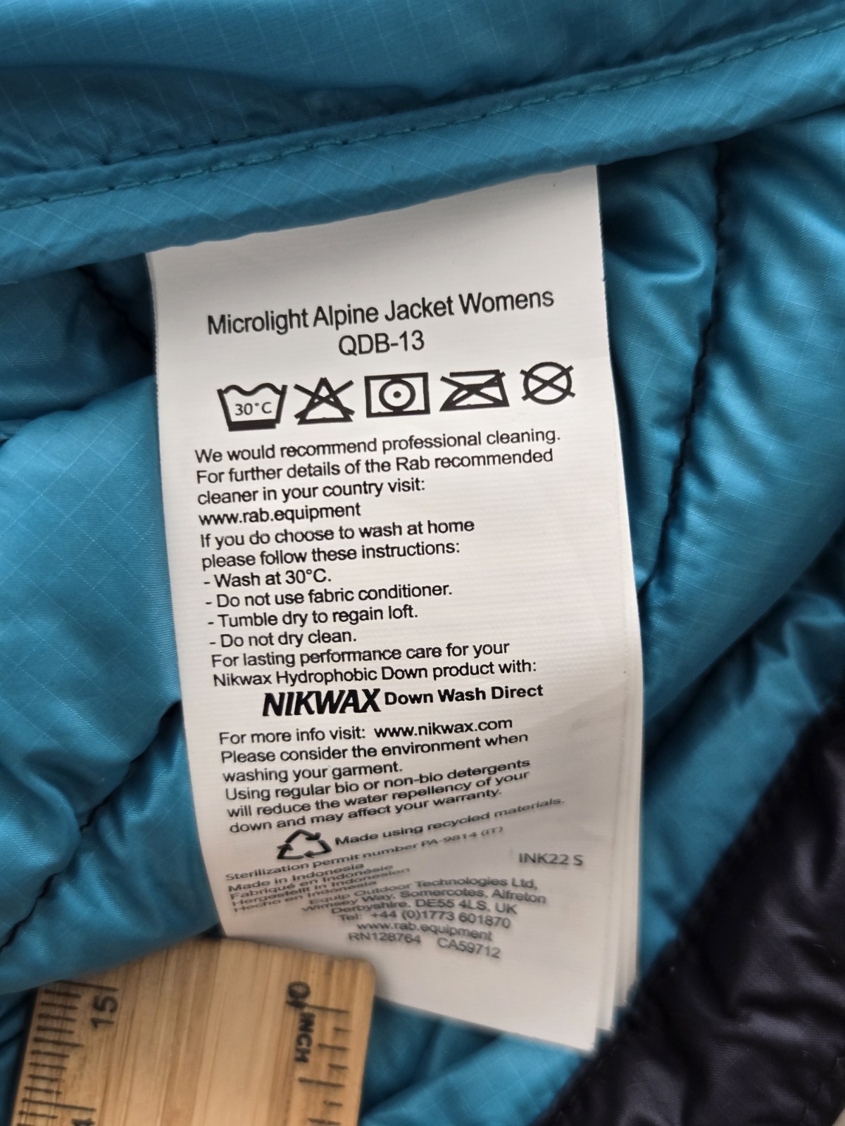 Rab Microlight Alpine Down Jacket Ripstop Women's… - image 7