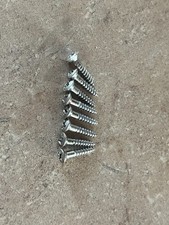 1950s set Fender screws pickguard guitar half-threaded
