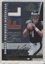 2007 Playoff Absolute Memorabilia Die-Cut NFL Signatures Kevin Kolb Auto 4ns