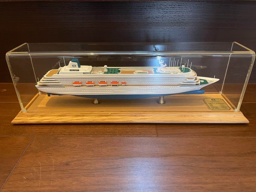 CRYSTAL SYMPHONY 豪華客船模型 Crystal Symphony Luxury Cruise Passenger Ship Model Figure