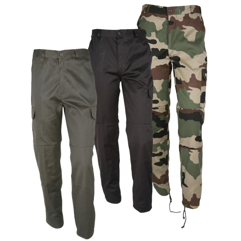 PANTALON TREILLIS M64 CAMOUFLAGE MILITAIRE PAINTBALL COMMANDO ARMEE CARGO OPEX - Photo 1/4