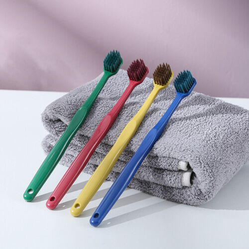 2pcs Wide-head Soft Bristles Toothbrush For Gums Cleaning Oral Care - Picture 8 of 14