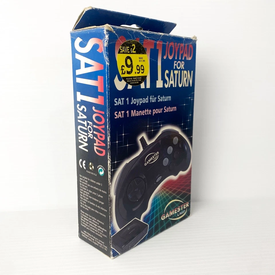 Gamester Sat1 Joypad Controller + Box Sega Saturn - Tested & Working - Image 2 of 4