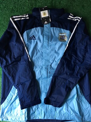 adidas アルゼンチン代表ナイロンジャケット　2002W杯　M Argentina 2002 Rain Jacket Training World Cup L 42/44 Adidas AFA
