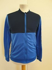 O103 BOYS ADIDAS BLUE LONG SLEEVE FULL ZIP TRACKSUIT TOP AGE 13-14 YEARS