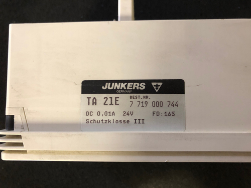 JUNKERS TA 21 E KESSELREGELUNG HEIZUNGSSTEUERUNG 12 MONATE GEWÄHRLEISTUNG - Bild 2 von 3