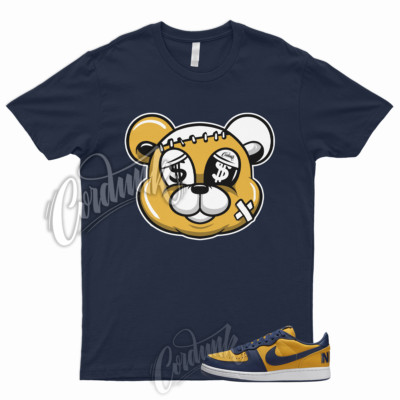 STITCH Shirt to Match Terminator Low Michigan University Gold Yellow Dunk Force