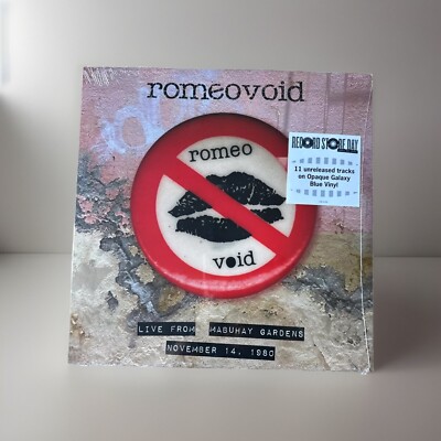 ROMEO VOID LIVE AUS DEN MABUHAY GARDENS GALAXY BLAU VINYL RSD 23 NEUWERTIG VERSIEGELT