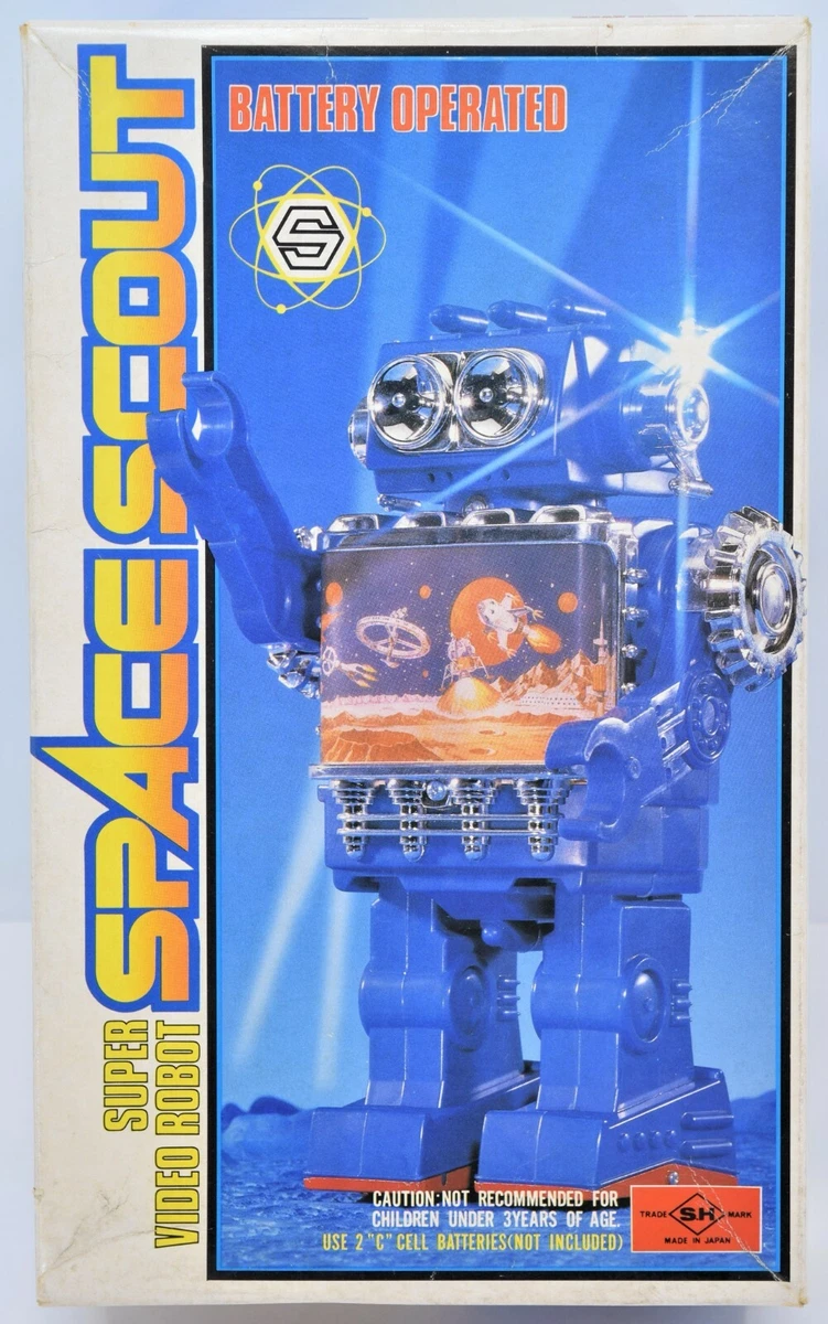 Horikawa Toy Super Video Robot Space Scout 1960 s Battery Operated