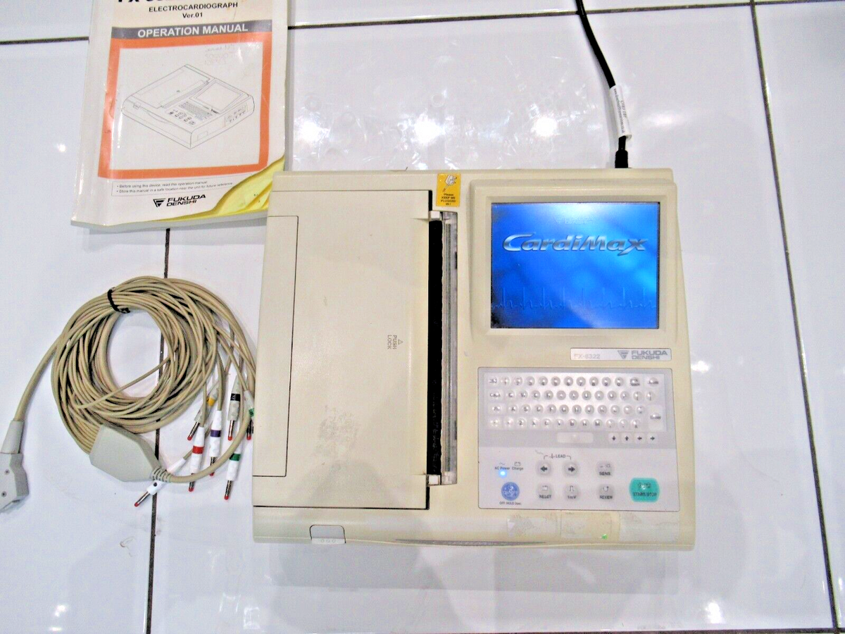 FUKUDA DENSHI CARDIMAX FX-8322 TOUCH ECG PORTABLE