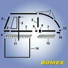 Joints, Complet, Pièces pour VW Coccinelle Cabriolet 1200-1500 + 1302