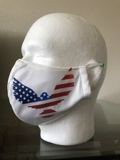 American Flag Washable Face Mask Cover W/ 3 Layers Cotton Fiber Filter