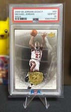 POP 102! PSA 10 MICHAEL JORDAN – 2009 UD JORDAN LEGACY GOLD #69 – GEM MINT