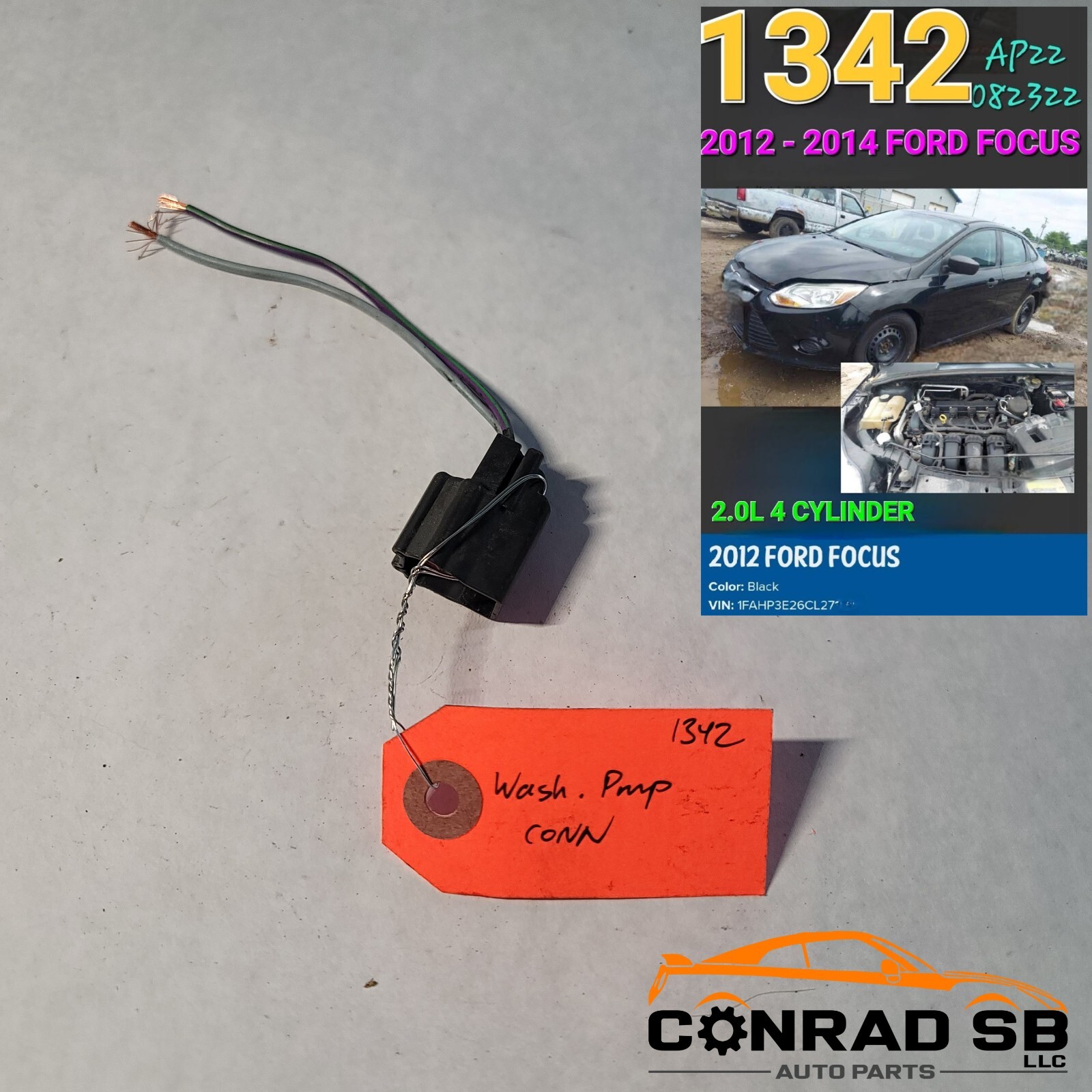 ⭐⭐OEM 20122014 FORD FOCUS WASHER PUMP CONNECTOR⭐⭐ eBay