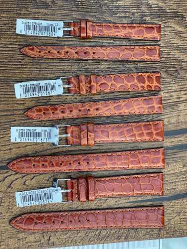 MORELLATO ITALIAN MADE 100% GENUINE ALIGATOR LEATHER WATCH STRAP UNPADDED (ST2 - Picture 2 of 14