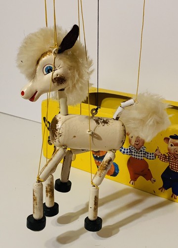 Vintage 70s Pelham Puppets FOAL Baby Horse Hand Made Animal Marionette - Picture 4 of 17