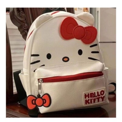 HELLO KITTY ? Red & White Back Pack w Front Pouch & Back Kitty Detail ☆ NWT ☆ Amazon.com | AI ACCESSORY INNOVATIONS Hello Kitty Backpack  main image 4