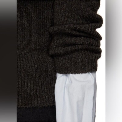 トップス ALEXANDERWANG Ribbed Cotton Cardiga Alexander Wang Ribbed Cardigan with Compact Cotton Shirt Cuff