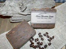 Goat Milk Soap Homemade / Handmade Moisturizing - 4 oz bar -Coffee