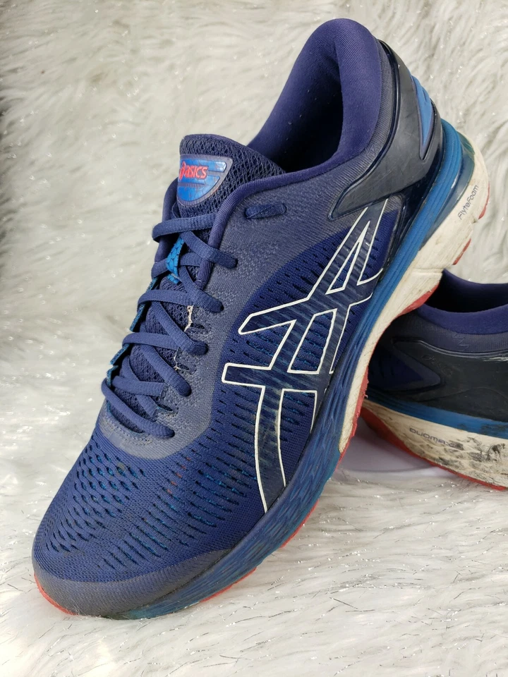 Asics 'Gel Kayano 25' Running Shoes Mens Size 12 Blue - Image 2 of 4