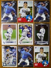 Shane Baz Rays Rookies, Topps Finest Chrome, Rookie Debuts, Archives, Holiday 