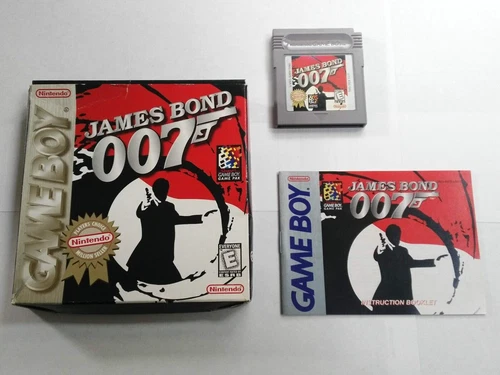 James Bond 007 Nintendo Game Boy with box and manual authentic