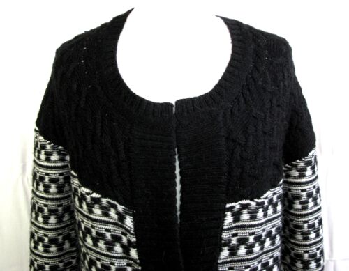 COMPTOIR DES COTONNIERS - Vest Nemphis Wool Alpaca Black White 38/40 - Com New - Picture 4 of 6