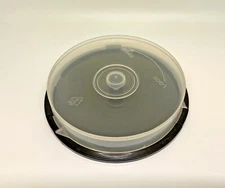 4 PCS NEW 10-CD CAKE BOX SPINDLE STORAGE CASE HOLD CD DVD BDR BLURAYS, PSC100 