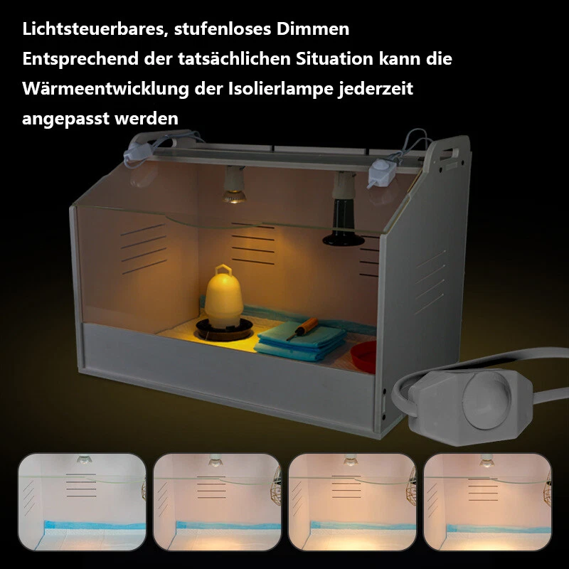 Kükenaufzuchtbox Kükenheim Brutbox 78 x 40 x 42 cm cm Komplettset Aufzuchtbox - Bild 4 von 4