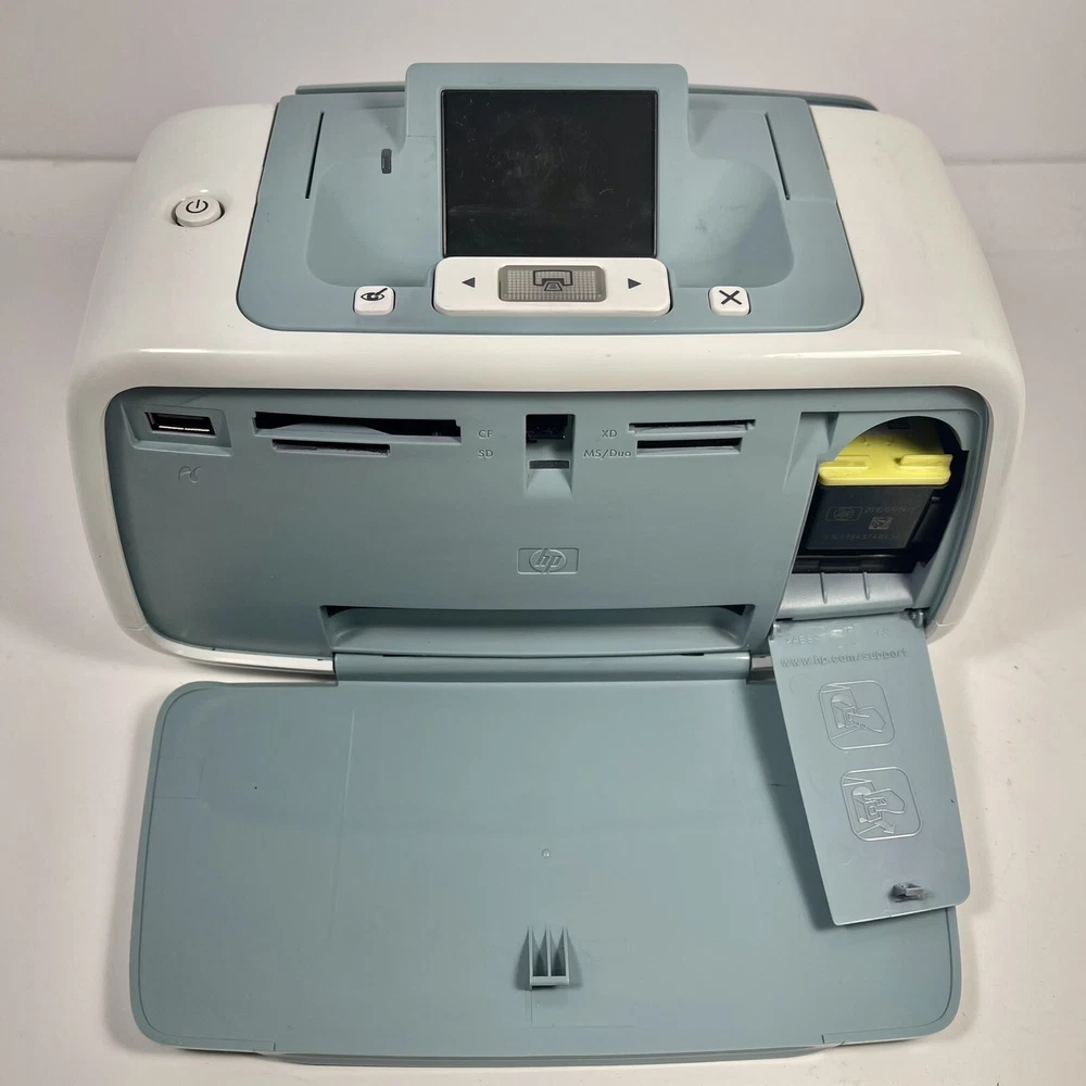 HP Photosmart A526 Photo Inkjet Printer  Compact Photo Printer With Photo Paper