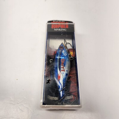 VINTAGE LUND BOATS RATTLIN RAPALA LIMITED EDITION RNR-7 FISHING LURE NEW
