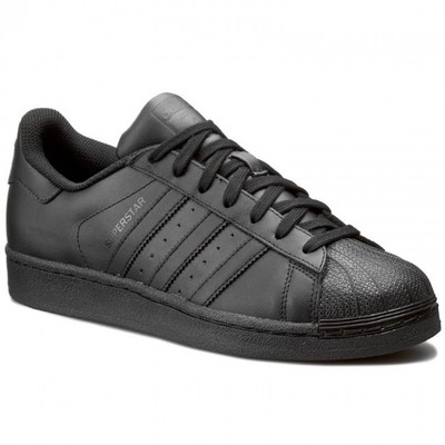 adidas superstar all black