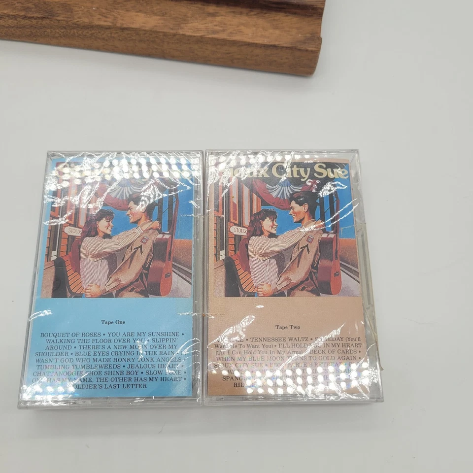 SEALED NEW OLD STOCK SIOUX CITY SUE TAPE 1 & 2 CASSETTES SHIPS SAFE AND QUICK  - Image 2 of 4