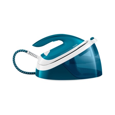 Philips PerfectCare Dampfbügelstation, 120 g/min konst Dampf, Blau (GC6840/20)