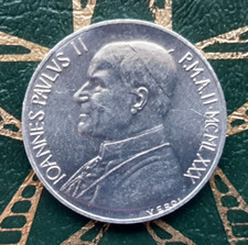 ($)  MONETE CITTA' DEL VATICANO - 10 Lire 1980 A II -GIOVANNI PAOLO II 1978-2005