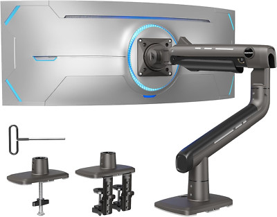 Adjustable Heavy Duty Monitor Arm for 49'' Ultrawide Screens, Max VESA 100x100