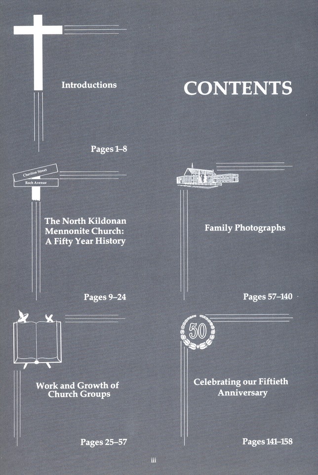 NORTH KILDONAN MENNONITE CHURCH Winnipeg Manitoba 1935 to 1985