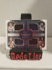 2017-18 DOMINION QUAD ROOKIE JERSEY Collins, Patton, Lydon, Swanigan 23/99 