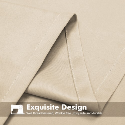 Thick Thermal Blackout Curtains Eyelet Ring Top Ready Made Pair Curtain Panel - Picture 48 of 53