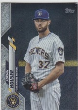 2020 Adrian Houser Topps RETAIL FOILBOARD Parallel /264 - #399 Milwaukee Brewers