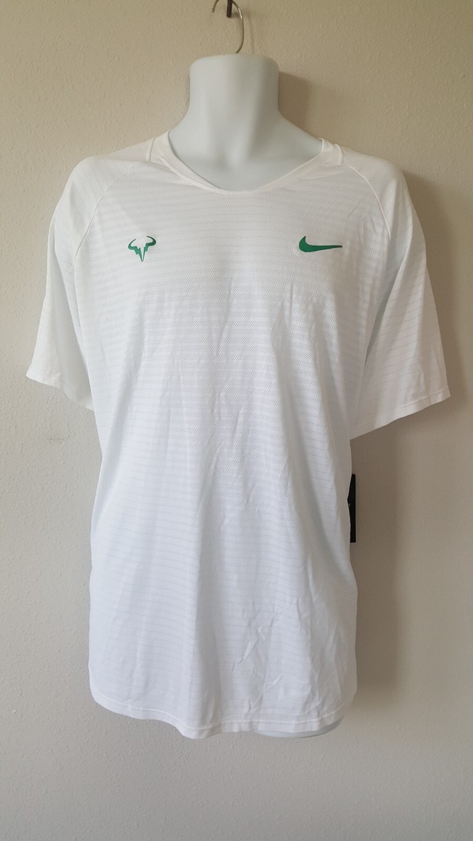 Nike AeroReact Rafael Nadal Slam Tennis Shirt CI9152-100 | eBay
