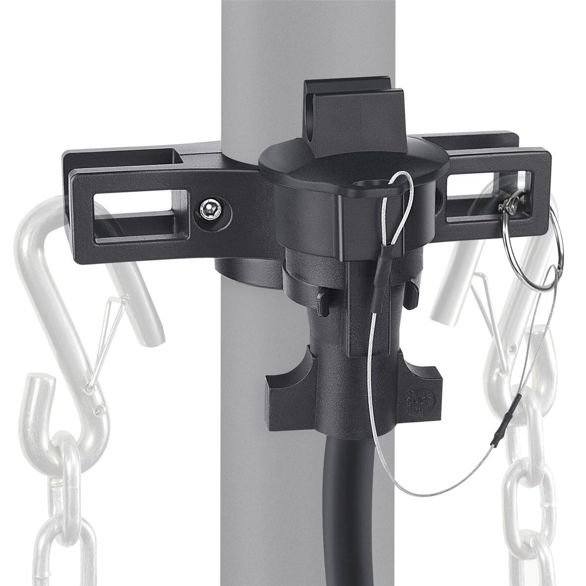 Black Electrical Plug And Chain Holder Trailer Camper - Foto 7