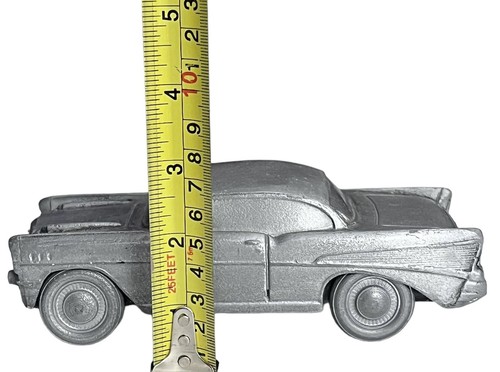 1957 Chevy Bel Aire Car Die Cast Bank by Banthrico C 1974 - Picture 8 of 9