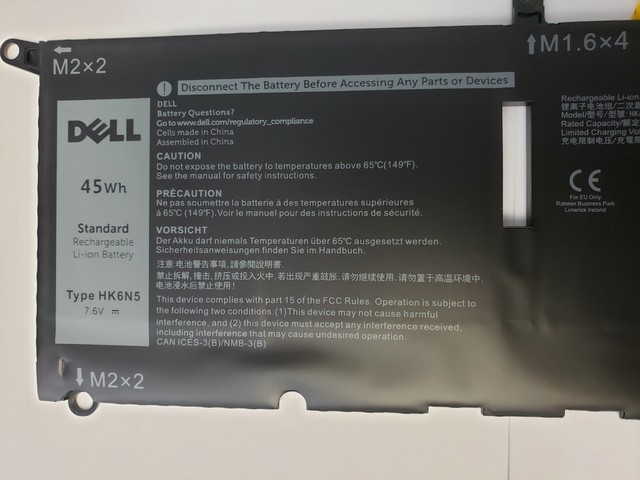 Аккумулятор dell hk6n5