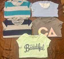 Lot Of 5 Old Navy Casual Tops T-shirts Girls XL 14