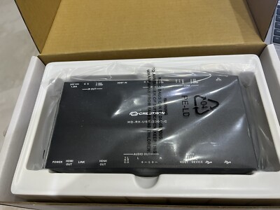 Crestron HD-RX-USB-2000-C 4K HDMI & USB over HDBaseT Receiver, NEW, 6510312