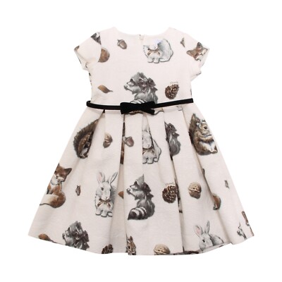 Monnalisa Abito Bimba Velluto 3823AP Abito Bimba MONNALISA Girl