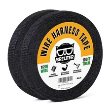 Wire Harness Tape - 2Pack High Temp Wiring Harness Self-Adhesive Auto Electrical