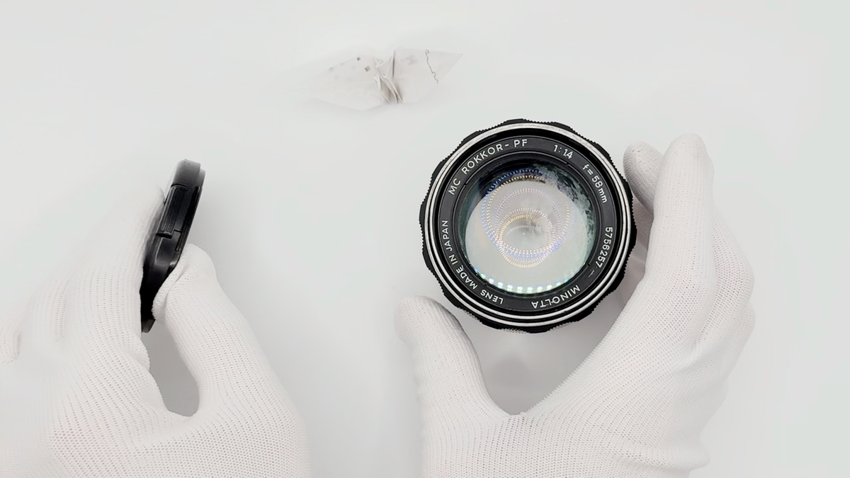 AS IS] MINOLTA MC ROKKOR-PF 58mm F1.4 Standard Lens From Japan